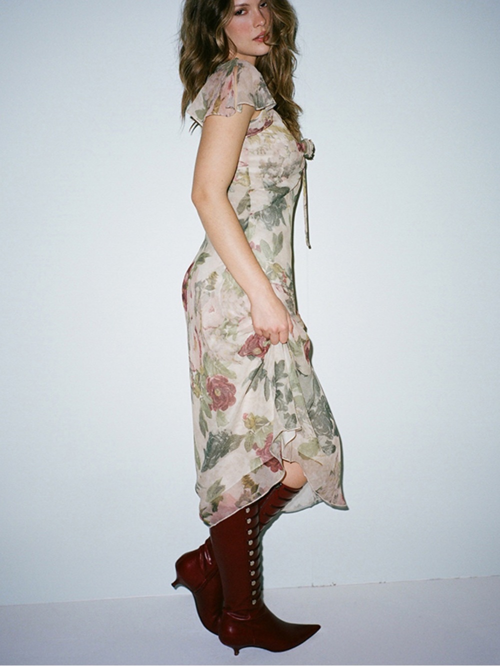 Realisation Par The Meg Midi Dress in Ethereal